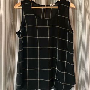 B&W Sleeveless Tunic